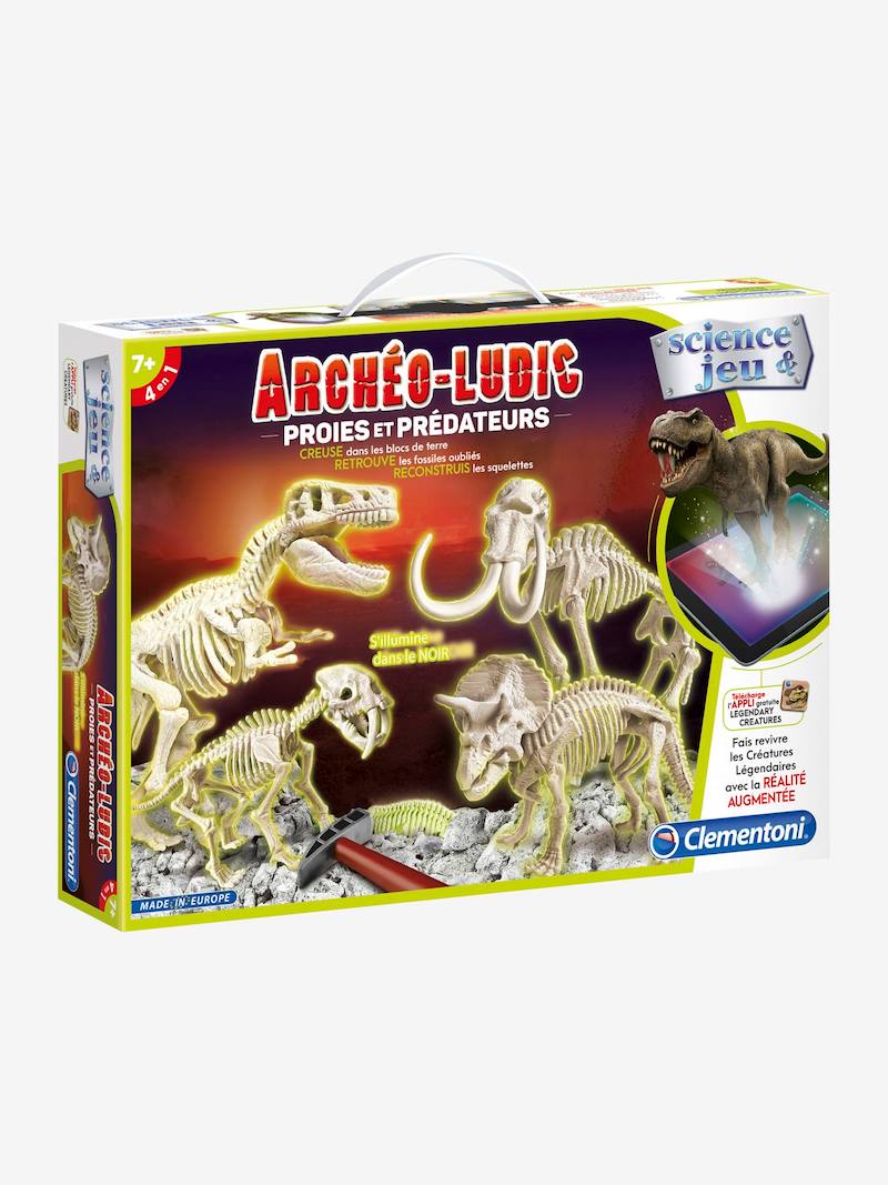 Archéo Ludic - Proies et Prédateurs - Phosphorescent Clementoni - blanc